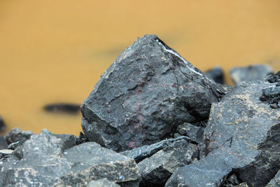 Close-up of rock formations