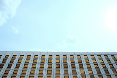 Low angle view of building against sky