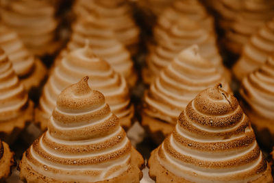 Full frame shot of desserts 