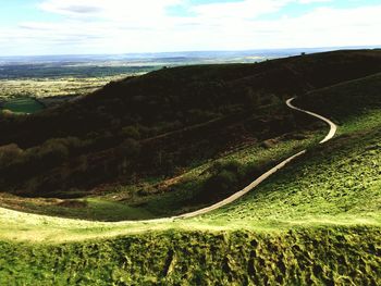 Scenic view of landscape against sky