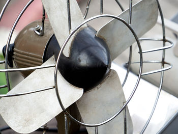Close-up of machine part