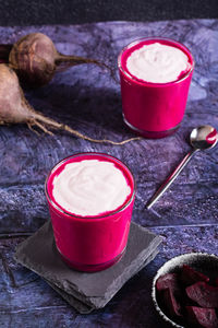 Beetroot latte