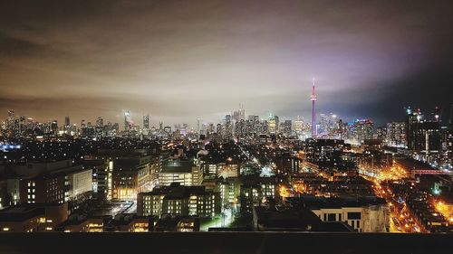 Toronto downtown at night 