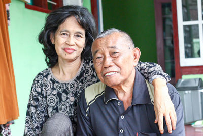 Portrait of smiling mature couple