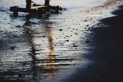 Close-up of sea water