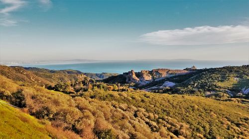 Scenic view of landscape against sky