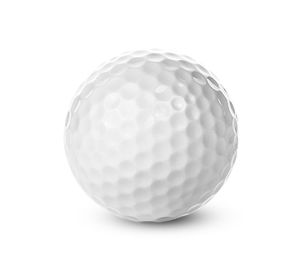 Close-up of ball on white background