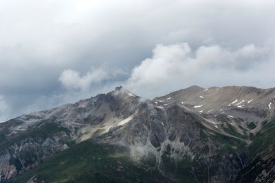 Snow-covered mountains against sky