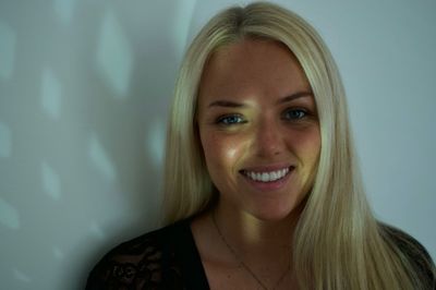 Portrait of a smiling young woman