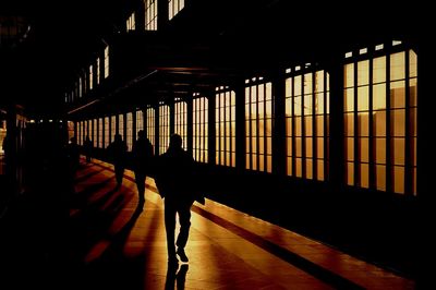 People at night