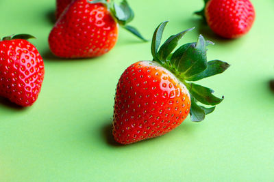 Close-up of strawberries