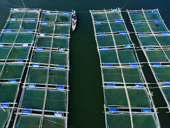 Low angle view of solar panels