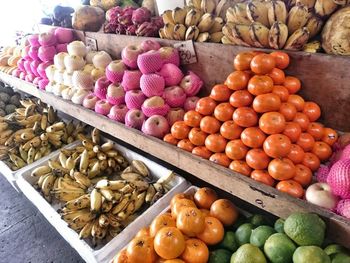 Full frame shot of food for sale