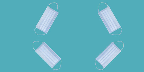 High angle view of telephone booth against white background