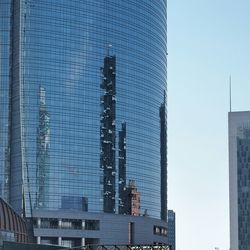 Low angle view of modern building