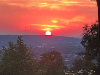 Scenic view of sunset