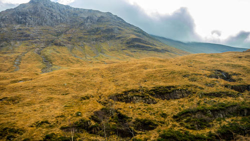 Scenic view of mountains