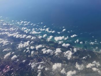 Aerial view of landscape