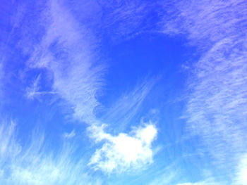 Low angle view of cloudy sky