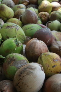 Full frame shot of fruits for sale at market stall