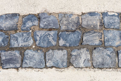 Close-up of stone wall