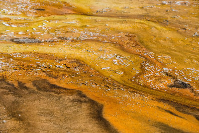 Full frame shot of rocks in water