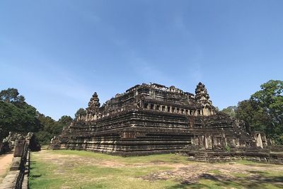 Old temple against sky