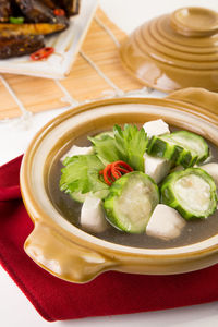 Close-up of salad in bowl