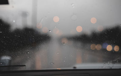 Raindrops on glass window