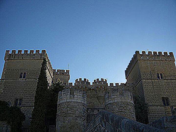 architecture, building exterior, built structure, clear sky, low angle view, copy space, blue, building, old, history, window, residential structure, outdoors, tower, no people, day, exterior, residential building, city, house