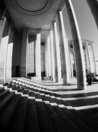 Columns at historical building