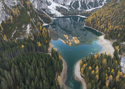 Scenic view of lake