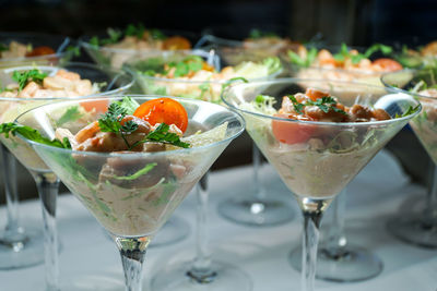 Close-up of salad in bowl