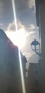 Low angle view of buildings against sky