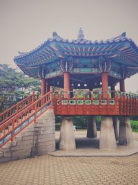 View of temple against sky