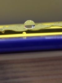 Close-up of multi colored object