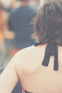 Woman looking away