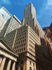 Low angle view of modern buildings