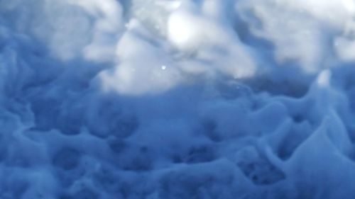 Full frame shot of snowflakes