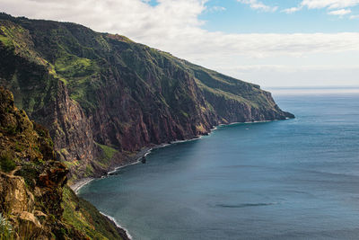 View from cabo girao cliffs in madeira, portugal