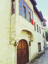 Low angle view of old building