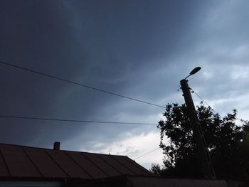 Low angle view of building against sky