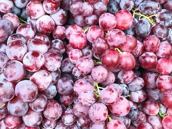 Full frame shot of raspberries