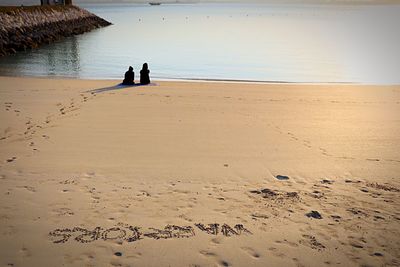 Scenic view of beach