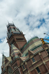 Low angle view of building against sky