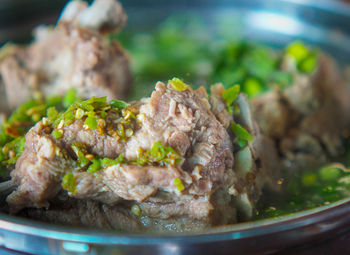 Close-up of food in bowl