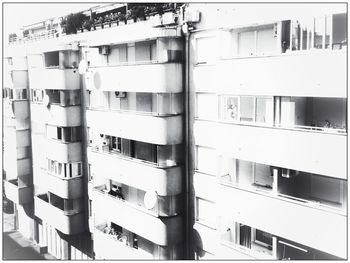Low angle view of apartment building
