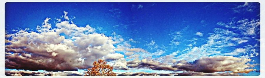 Low angle view of cloudy sky