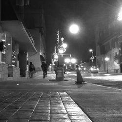 Street light at night