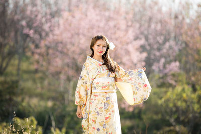 Portrait of a smiling young woman